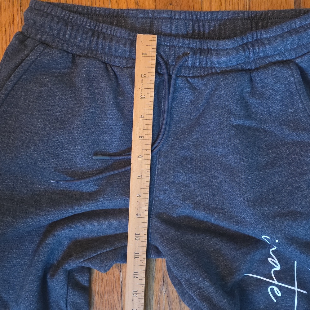 Matt Matthews Joggers Size Large Charcoal "I Hate It Here." - Picture 12 of 15